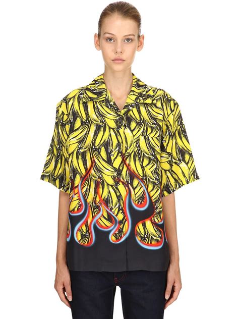 Prada bananas on shirt